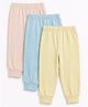 Cocoon Care  Bamboo Knit Pack Of 3 Solid Pajamas - Multi Colour
