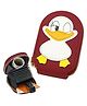 FunBlast Cute Mini Duck Card Holder with 13 Compartment for Cards & Cash - Maroon