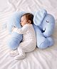 Mi Arcus Baby Elephant Shape Soft Plush Toy- Blue