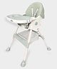 Mi Arcus All-in-One Convertible Baby High Chair with Wheels & Adjustable Design, Removable Tray, Wheels & Storage Basket- Green
