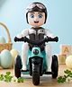 WOW TOYS Delivering Joys of Life Three Wheel Boy Stunt Bicycle Toy with 360° Rotation, Lights & Music, Bump & Go Action Toy for Kid, Multicolor