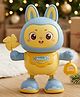 WOW TOYS Delivering Joys of Life Dancing Bunny with Music, Flashing LED Lights & Moving Action | Interactive Rabbit Toy Mini Bag | Assorted Colors