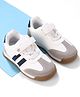 Cute Walk by Babyhug Velcro Closure Sport Shoes With Star Embroidery - Grey