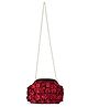 ENSAC Satin Clutch For Women | Cute Design Bag, Bridal Purse & Party Handbag Design With Detachable Chain