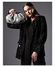 ENSAC Women's Leopard Print Clutch Bag  Elegant Monochrome Handbag with Secure Frame Closure