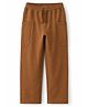 ALAN JONES Cotton Blend Knit Solid Pants - Tan