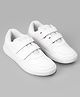 Pine Kids Velcro Closure School Shoes - White
