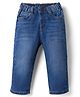 Babyhug Denim Slim Fit Full Length Jeans With Stretch in Royal Blue