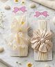 Radhya accessories Set Of 2 Bow & Floral Applique Detailed Headbands - Multi Colour