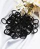 Radhya accessories Set Of 30 Solid Rubber Bands - Black