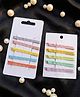 Radhya accessories Set of 15 Solid Bobby Hair Clips -  Multi Colour