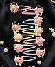 Radhya accessories Set Of 5 Cartoon Designed Hair Snap Clips - Multi Colour