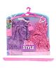 Barbie Doll Fashions & Accessories Set with 2 Complete Mermaid Themed Outfits - Pink & Purple