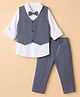 Child World Textile Woven Full Sleeves Party Suit - Blue
