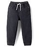 Babyhug Full Length Washed Denim Jogger With Stretch - Black