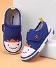 Cute Walk by Babyhug Velcro Closure Animal Face Printed Musical Casual Shoes - Blue