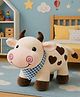 BESTIES 35 cm Standing Trumpet Cow Soft Toy Light Brown