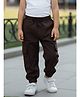 Cutiekins Cotton Woven Solid Cargo Pants - Coffee Brown