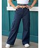Cutiekins Woven Solid Cargo Pants - Navy Blue
