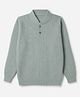 Yellow Apple Knit Full Sleeves Winter T-Shirt - Mint