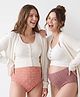 Bella Mama Cotton Elastane Knit High Coverage Printed Panty Set - Pack Of 2