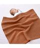 Infantso Multi-Purpose Baby Wrap/Blanket | Skin Friendly Cotton Knitted Baby Blanket for Newborn -OrangeWaffle