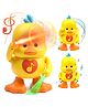 Kidology Dancing Duck Toy for Toddlers 2+ Years, Musical Walking Duck with Lights & Sound, Interactive Educational Toy for Kids (Yellow)