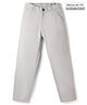Pine Kids Denim Woven Full Length Solid Color Trousers - Grey