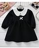 Mark & Mia One Piece Dress with Full Sleeves in Black
