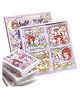 FunBlast Nini's Magic World Theme Self Adhesive Floor Stickers for Girls - 100 Sheets (Multicolor)