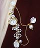 Kamule Pearl & Sea Shells Embellished Bracelet Watch - White & Golden