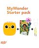 MyWonder AI Learning Device Starter Pack Screen-Free Voice Learning Companion,Builds Critical Thinking & Skills,Safe AI, Screen Free,STEAM Content, Learning Games, Activities,Gift - Multicolor