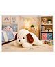 BESTIES 26 cm Sleeping Dog Plush Toy - White