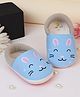 KIDSUN Bunny Printed Slip On Booties - Sky Blue