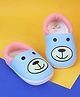 KIDSUN Bear Printed Slip On Booties - Blue