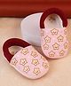 KIDSUN Star Printed Slip On Booties - Pink