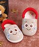 KIDSUN Smile Printed Slip On Booties - Red