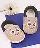 KIDSUN Smile Printed Slip On Booties - Grey