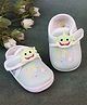 KIDSUN Shark Applique Detailed Velcro Closure Booties - Green