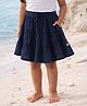 Somersault Cotton Woven Solid Skirt - Blue