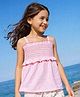 Somersault Cotton Woven Sleeveless Striped Top - Pink