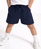 Somersault Cotton Woven Solid Shorts - Navy Blue