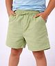 Somersault Cotton Woven Solid Shorts - Green