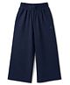Doreme Single Jersey Knit Full Length Solid Color Lounge Pant - Navy Blue