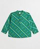 The Magic Wand Cotton Woven Full Sleeves Bandhani Printed Kurta - Turquoise