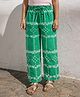 Somersault Cotton Woven Schiffli Embroidered Pajama - Green