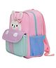 SCHOOLISH 13.5 Inches Moon Kids Backpack, Bunny Theme, Waterproof, Lightweight 3D Design, Padded Straps, Easy Zip for kids- PACK OF 1- COLOR MAY VARY