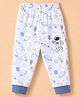 Child World Knit Interlock Lounge Pants With Space Theme Print - Blue
