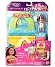 Disney Princess Storytime Stackers Moana Playset | 12-Piece Mini Doll & Island Adventure Set - Multicolor