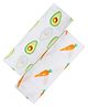 Malabar Baby Organic Muslin Swaddle Blankets 2 Pack First Foods - 0-2Yrs
